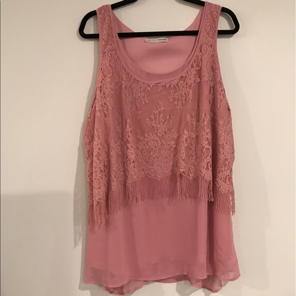 MAURICE’S LACE TANK